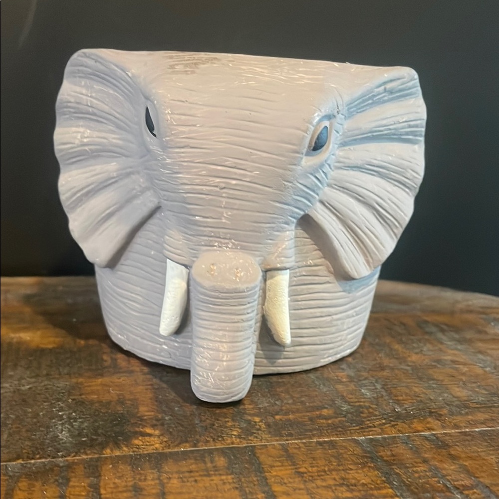 Ceramic Elephant Shaped Planter